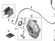 宝马218I刹车分泵