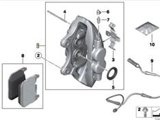 宝马220I刹车分泵