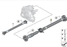 宝马GT328I传动轴