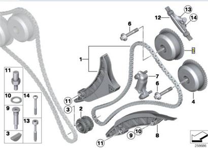 宝马M5正时链轮